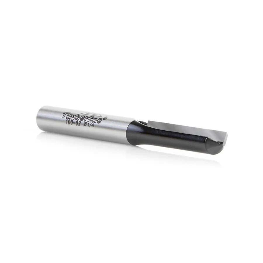 Fresa Recta 1 Filo 1/4" con Vástago 1/4" Timberline 100-02
