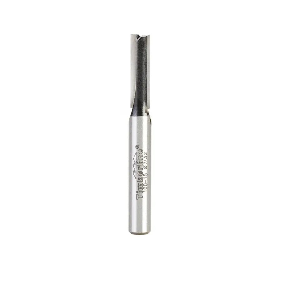 Fresa Recta 2 Filos 7/32" con Vástago 1/4" Timberline 100-15