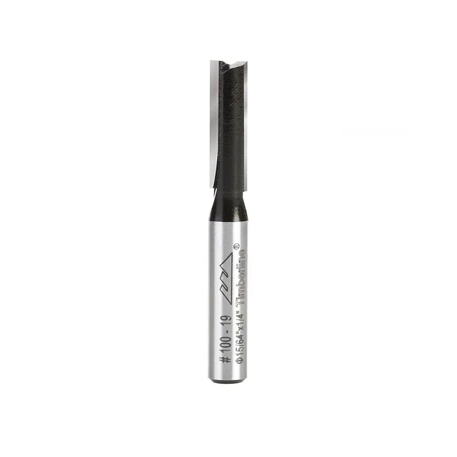Fresa Recta 2 Filos 15/64" con Vástago 1/4" Timberline 100-19