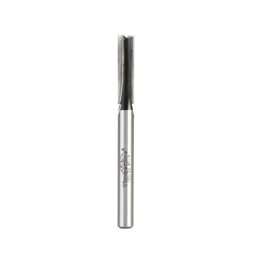 Fresa Recta 2 Filos 1/4" con Vástago 1/4" Timberline 100-22