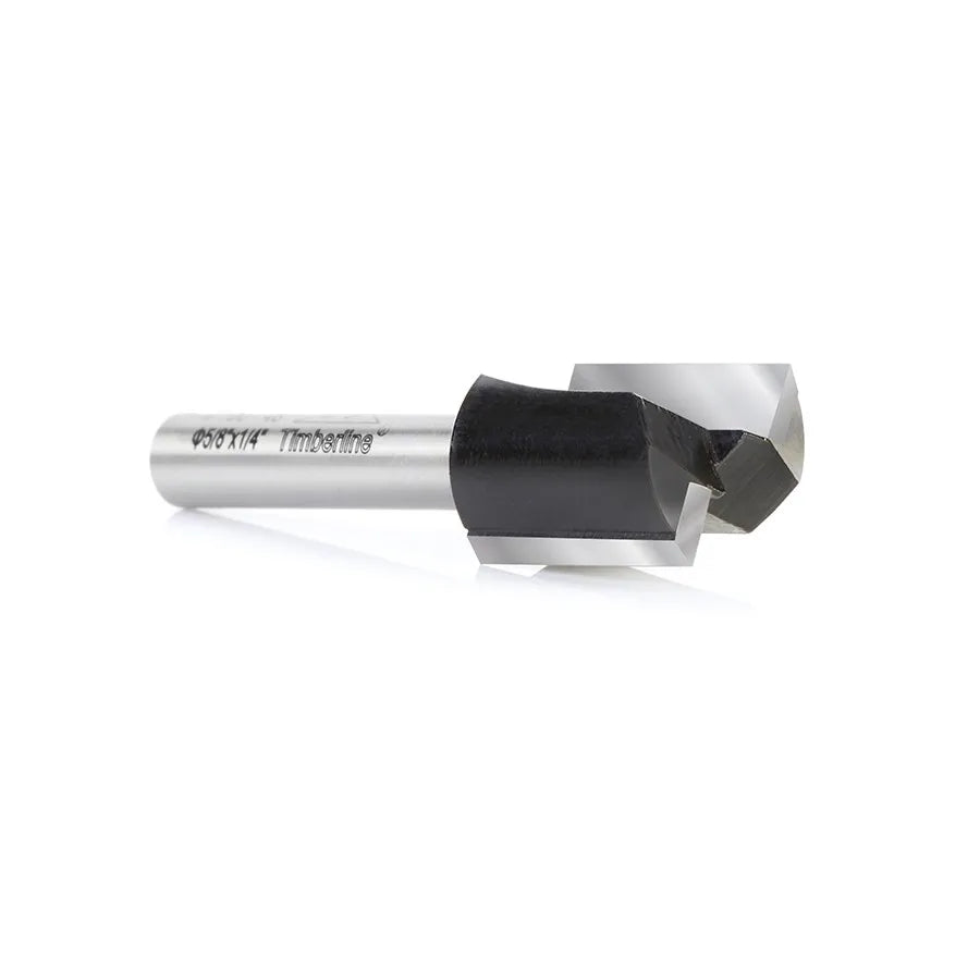 Fresa Recta 2 Filos 5/8" con Vástago 1/4" Timberline 100-46