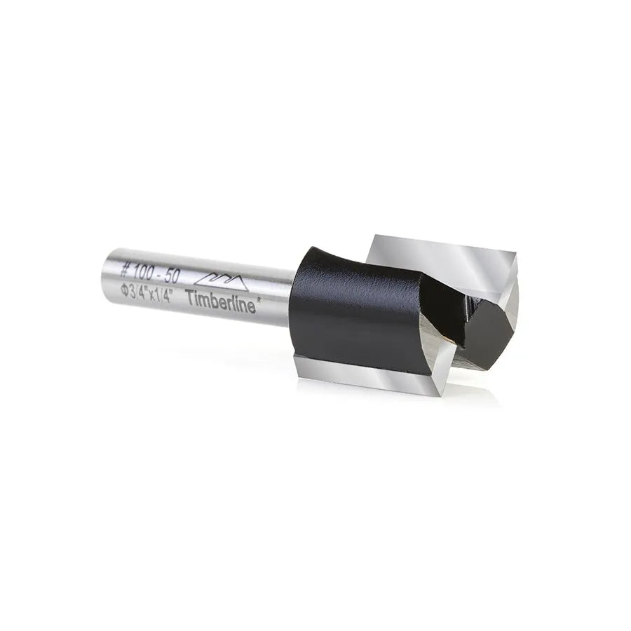 Fresa Recta 2 Filos 3/4" con Vástago 1/4" Timberline 100-50