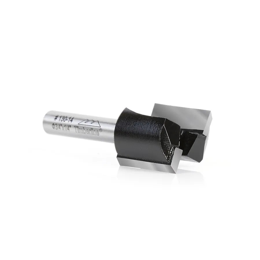 Fresa Mortaja 2 Filos 3/4" con Vástago 1/4" Timberline 130-14