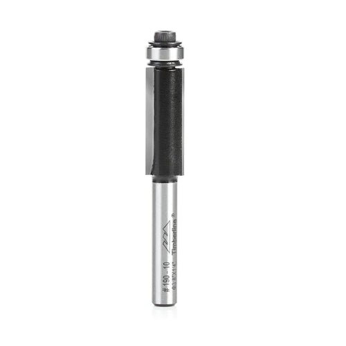 Fresa Copiadora Recta con Rodamiento 2 Filos 3/8" (9,53 mm) x 25 mm Vástago 1/4" Timberline 190-10