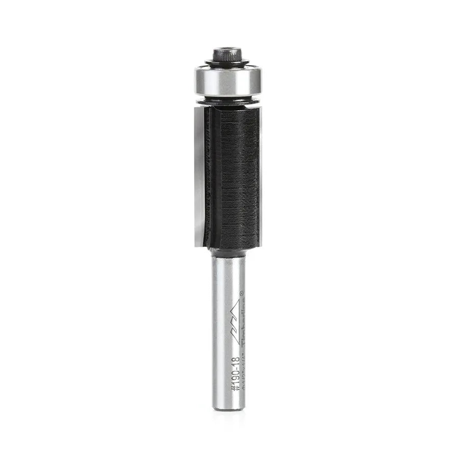 Fresa Recta Copiadora 2 Filos 1/2" con Vástago 1/4" Timberline 190-18