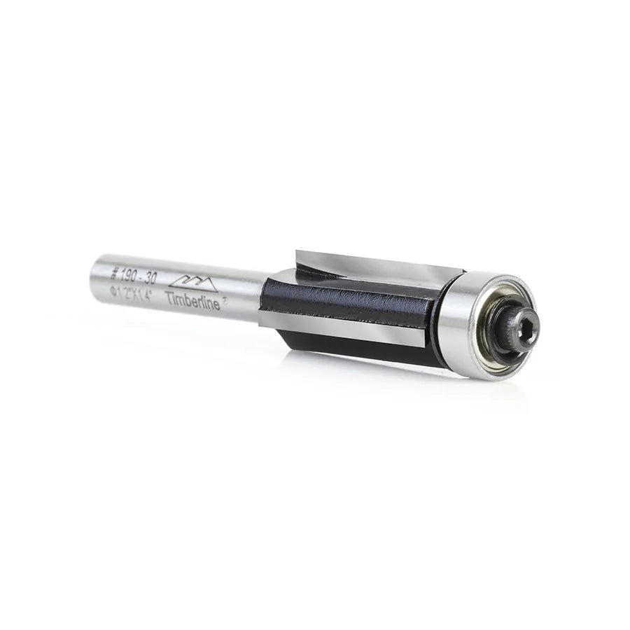 Fresa Recta Copiadora 3 Filos 1/2" con Vástago 1/4" Timberline 190-30