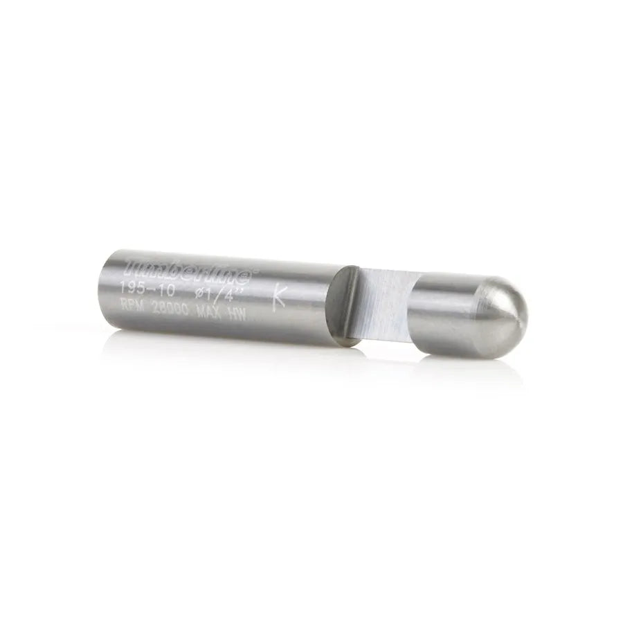 Fresa Recta Copiadora 1/4" de Carburo Sólido Vástago 1/4" Timberline 195-10