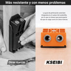 Kit Guía de Perforación para Uniones Ocultas en Madera 125 Piezas Kseibi