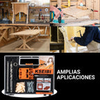 Kit Guía de Perforación para Uniones Ocultas en Madera 125 Piezas Kseibi