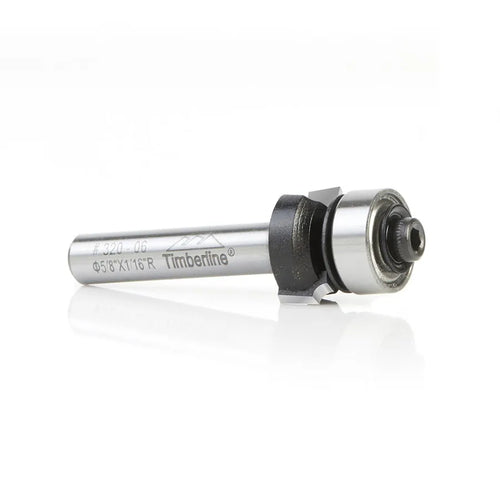 Fresa para Redondear Cantos Radio 1/16" (1,59 mm) con Rodamiento Vástago 1/4" Timberline 320-06 (foto 2)