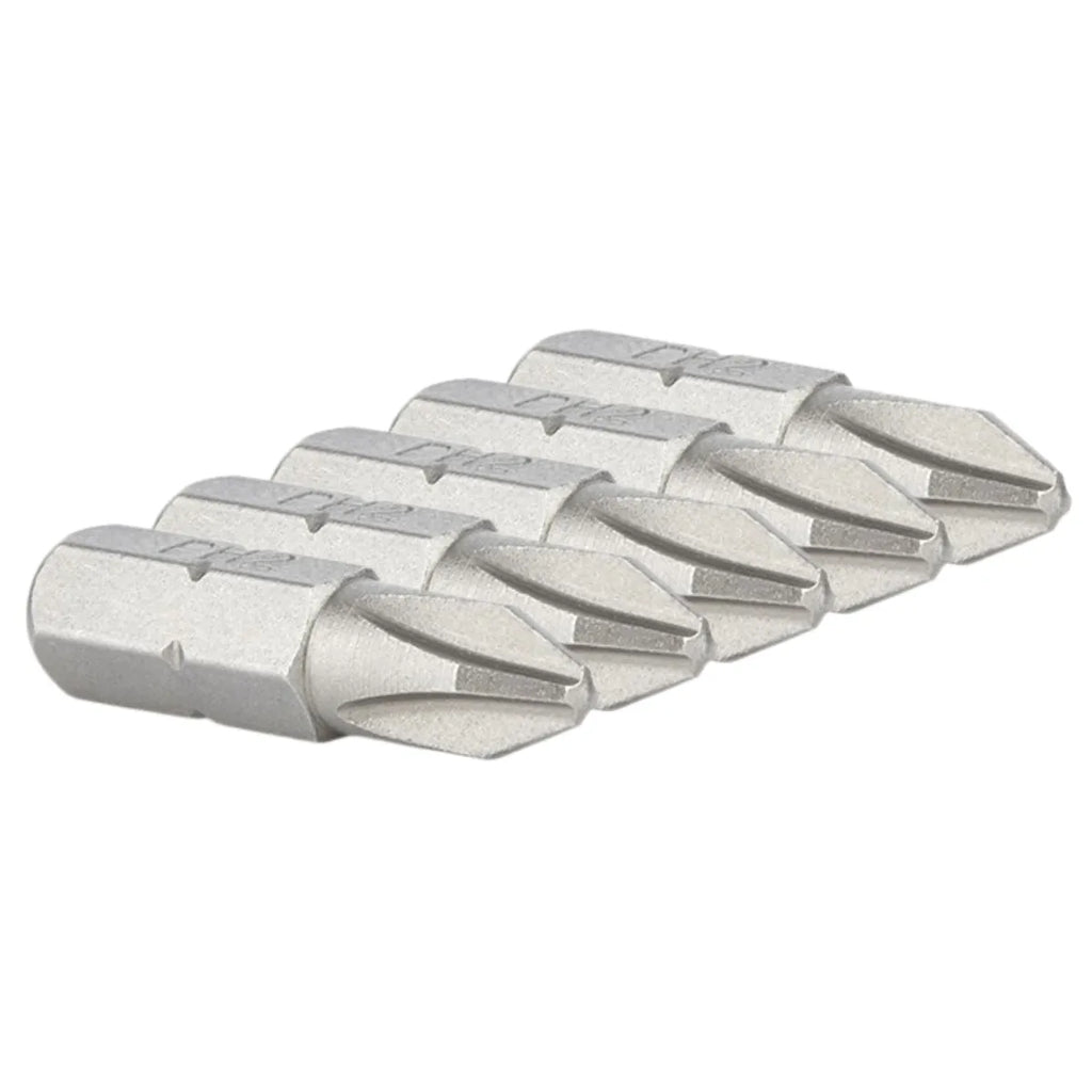 Juego 5 Puntas Magnéticas Hexagonales 1/4" PH2 x 25mm Timberline 608-904