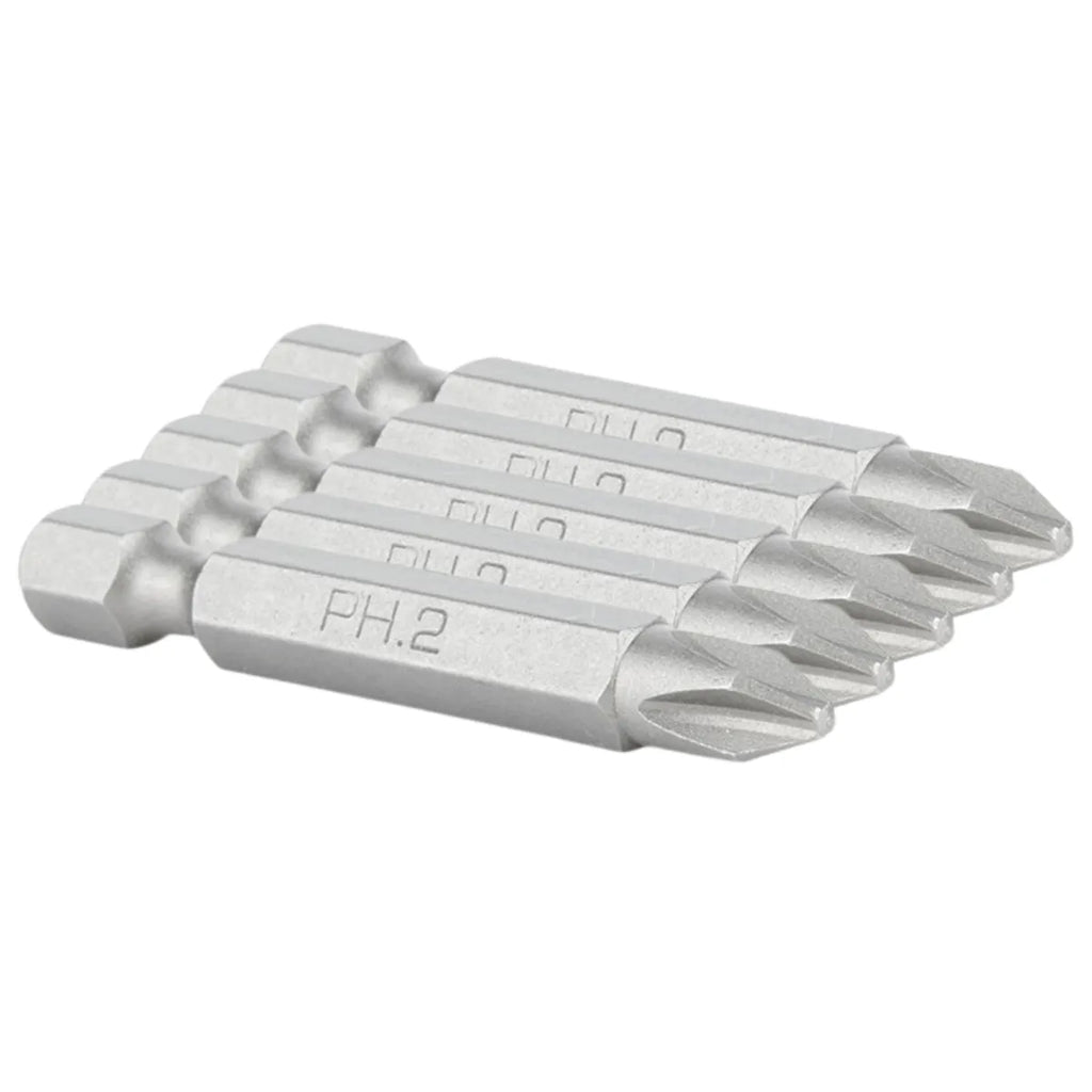 Juego 5 Puntas Magnéticas Hexagonales 1/4" PH2 x 50mm Timberline 608-932