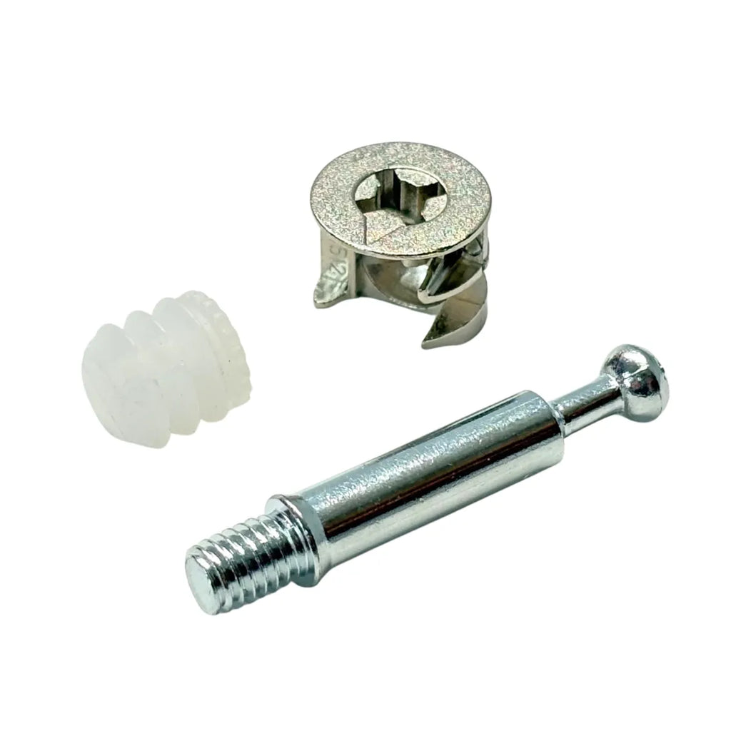 Sistema de Ensamble Minifix 42mm 3 piezas Zincado Bolsa 100 Unidades