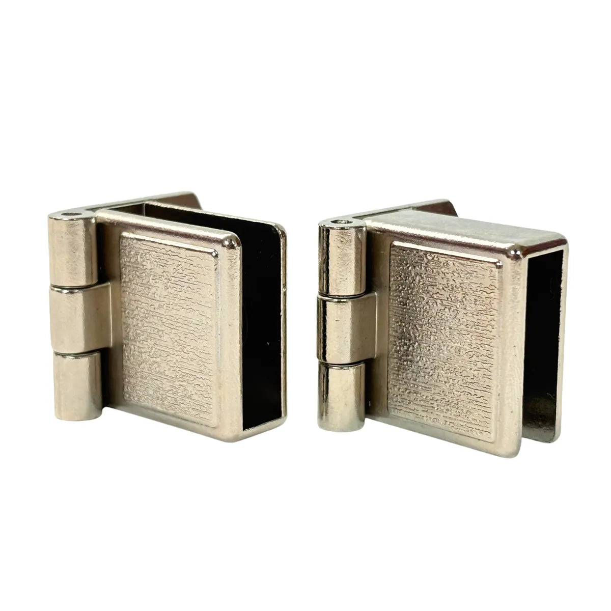 Bisagra Tipo Clip Lateral Compacta Con Retén Para Vidrio 1 Hoja