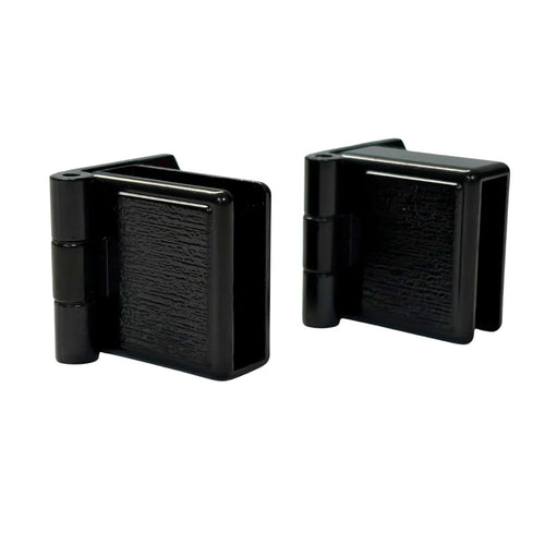 Bisagra Tipo Clip Lateral Compacta Con Retén Para Vidrio 1 Hoja