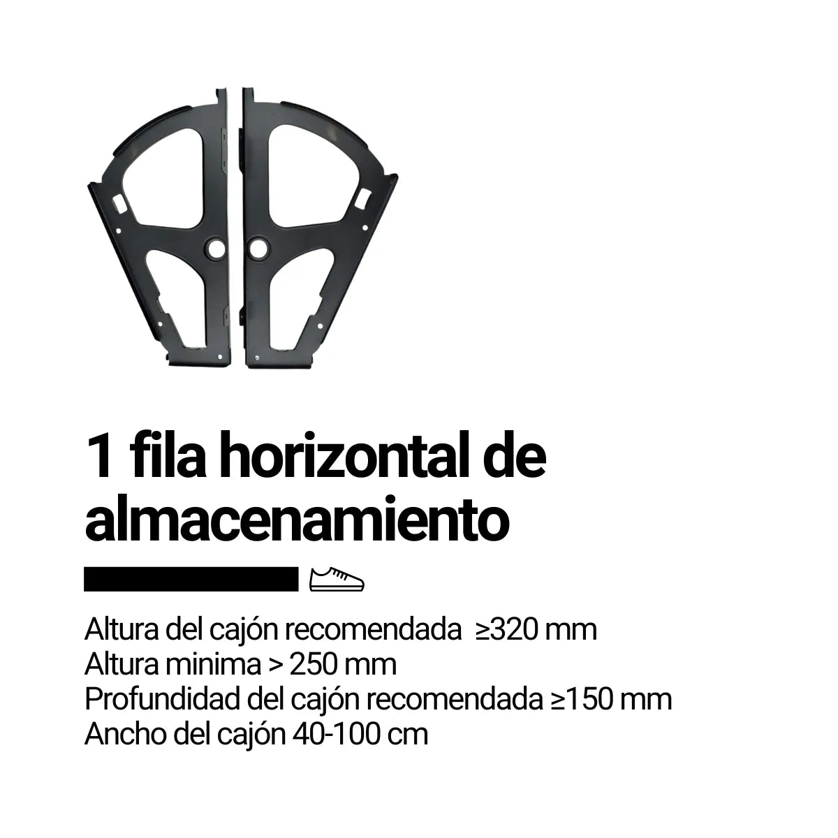 Bisagras Para Mueble Zapatero 1 Fila Par