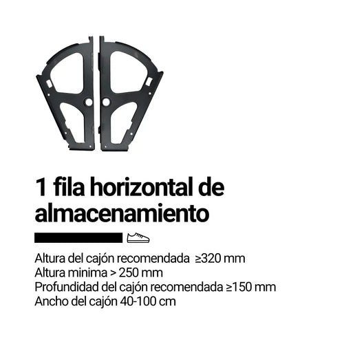 Bisagras Para Mueble Zapatero 1 Fila Par