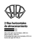 Bisagras Para Mueble Zapatero 2 Filas Par