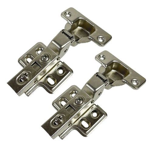 Bisagra Semi Curva Cierre Suave 35mm Con Clip Caja 50 Pares