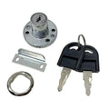Cerradura Redonda para Cajón y Mueble 19 x 20 mm