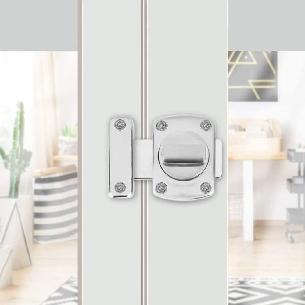 Pestillo Giratorio de Seguridad para Puerta Reversible Izquierda/Derecha