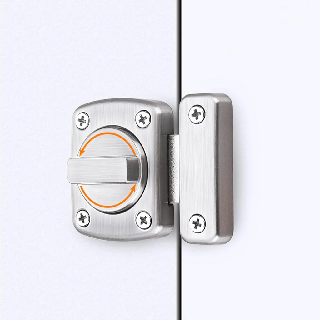 Pestillo Giratorio de Seguridad para Puerta Reversible Izquierda/Derecha