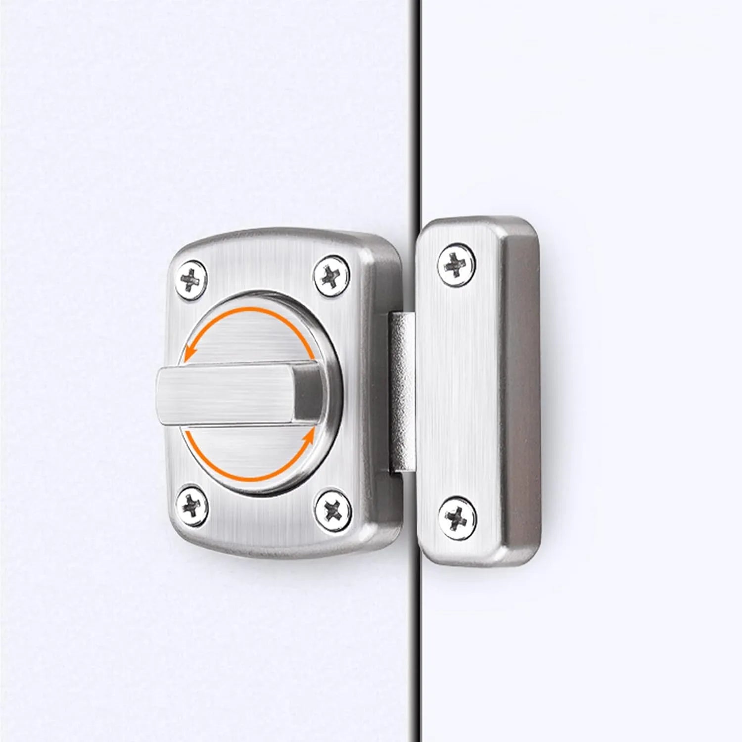 Pestillo Giratorio de Seguridad para Puerta Reversible Izquierda/Derecha