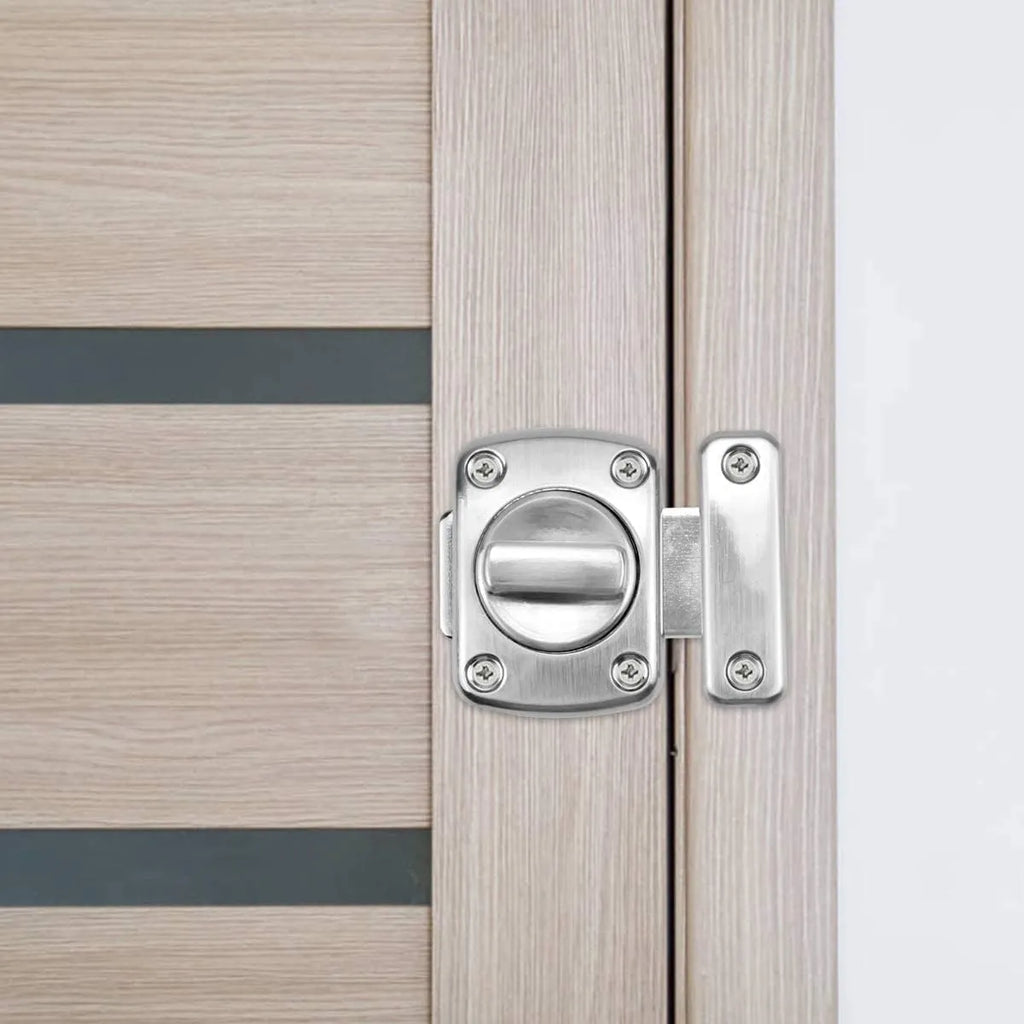 Pestillo Giratorio de Seguridad para Puerta Reversible Izquierda/Derecha