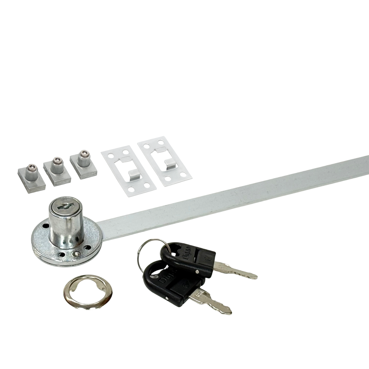 Cerradura Lateral con Trampa 600 mm para Cierre Centralizado Cromada