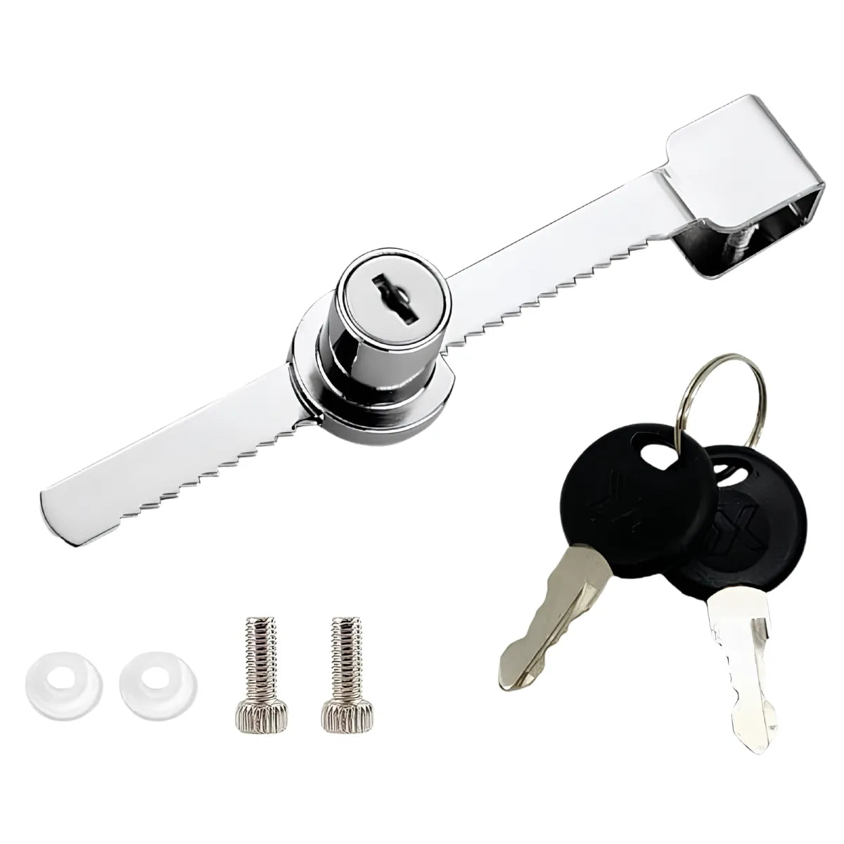 Cerradura de Cremallera para Vitrina con Puerta de Vidrio Corrediza