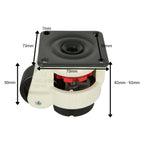 Rueda Con Nivelacion Carga Pesada GD-60F con Placa