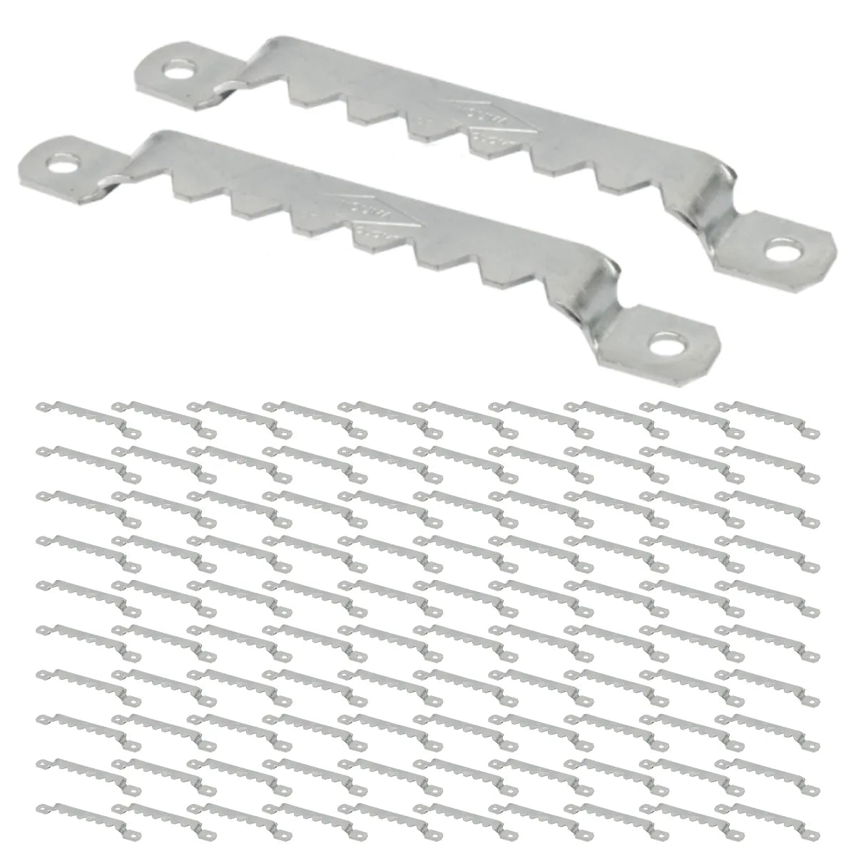 Soporte Dentado para Cuadros 2-1/2" Acero Zincado Induma IND70850 100 Unidades