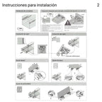 Correderas Ocultas Extención Total 3D Cierre Suave Par