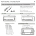 Correderas Ocultas Extención Total 3D Cierre Suave Par
