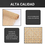 Esterilla de Junco Natural Tejido 60x100 cm