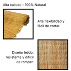 Esterilla de Junco Natural Tejido 60x100 cm