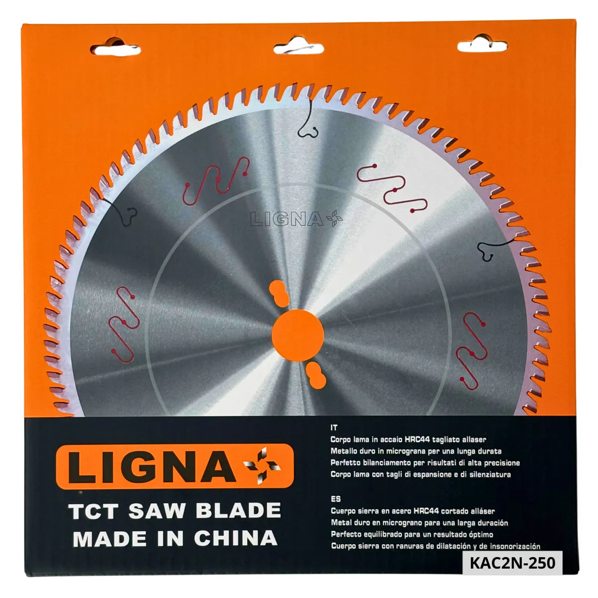 Disco Sierra Circular 250" x 3.2/2.2 x 30mm NEG Aluminio 80T Ligna