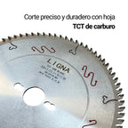 Disco Sierra Circular 250x3.2x30mm 80T TRF para MDF Ligna