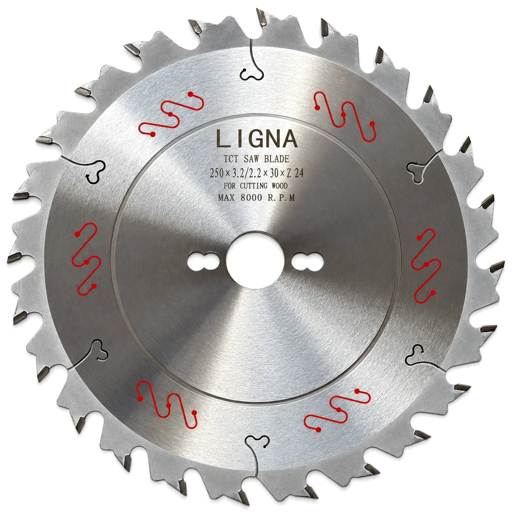 Disco Sierra Circular 250 x 3.2/2.2 x 30 mm 24T Ligna