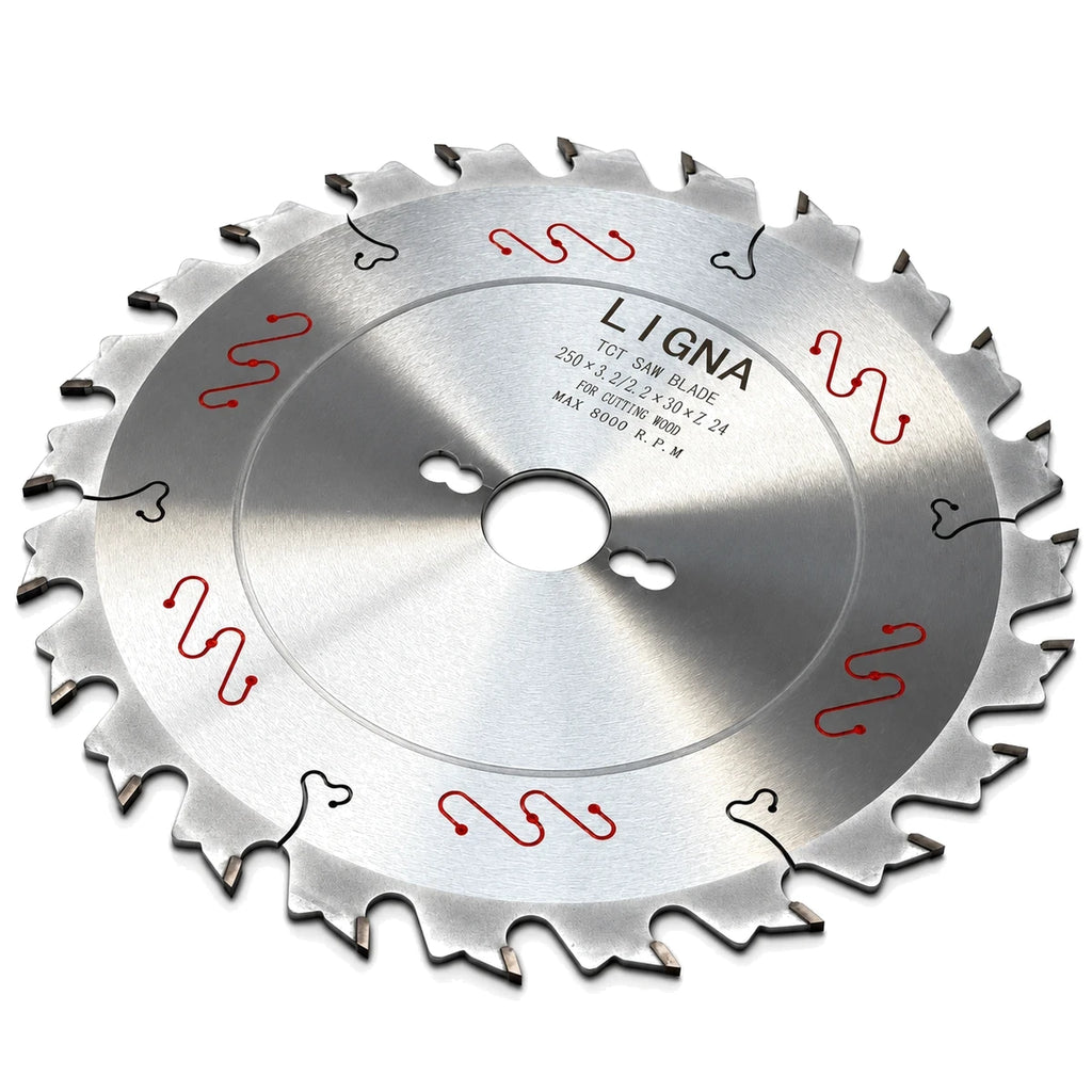 Disco Sierra Circular 250 x 3.2/2.2 x 30 mm 24T Ligna (foto 3)