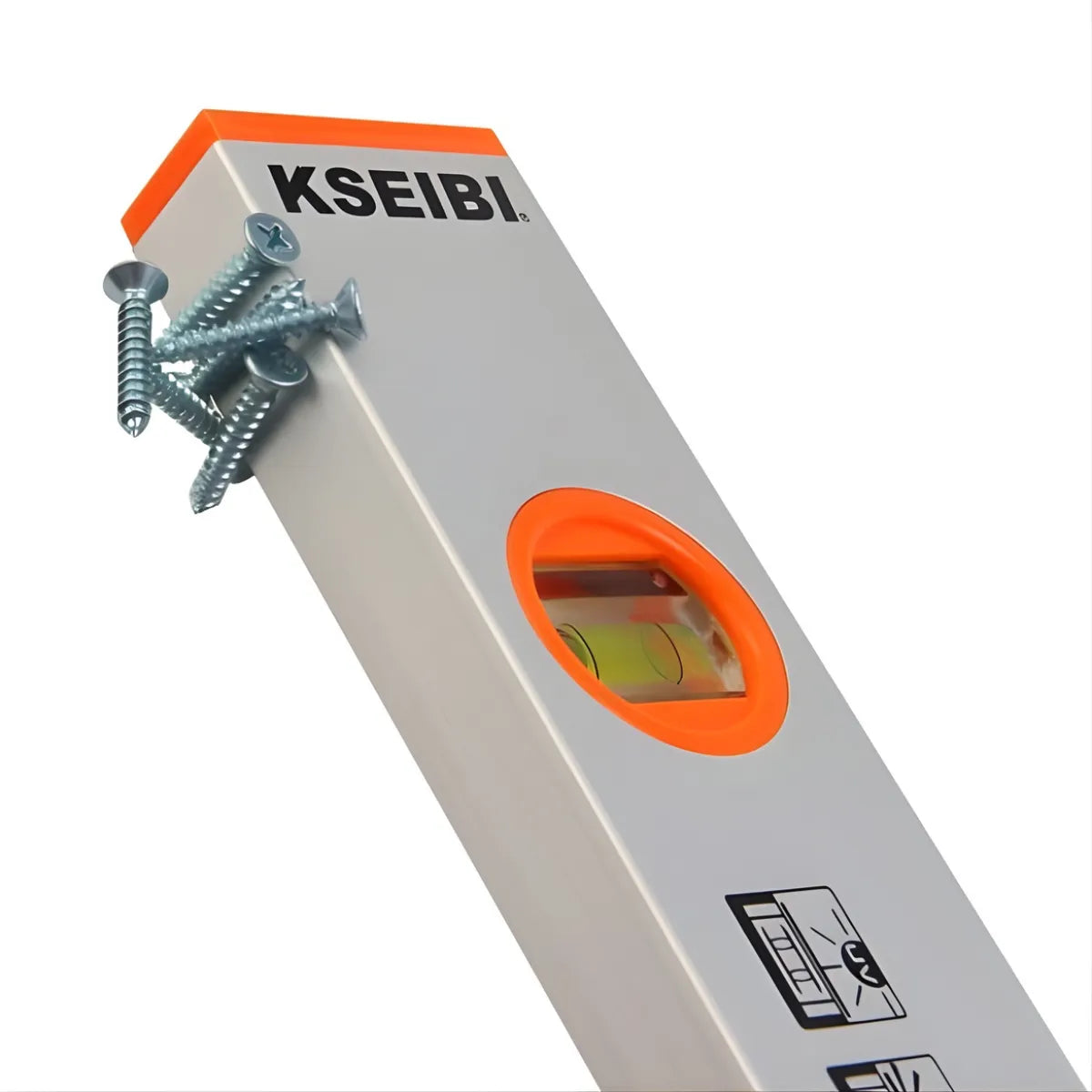 Nivel de Aluminio Magnético Spirit 12" (300mm) Kseibi #301500