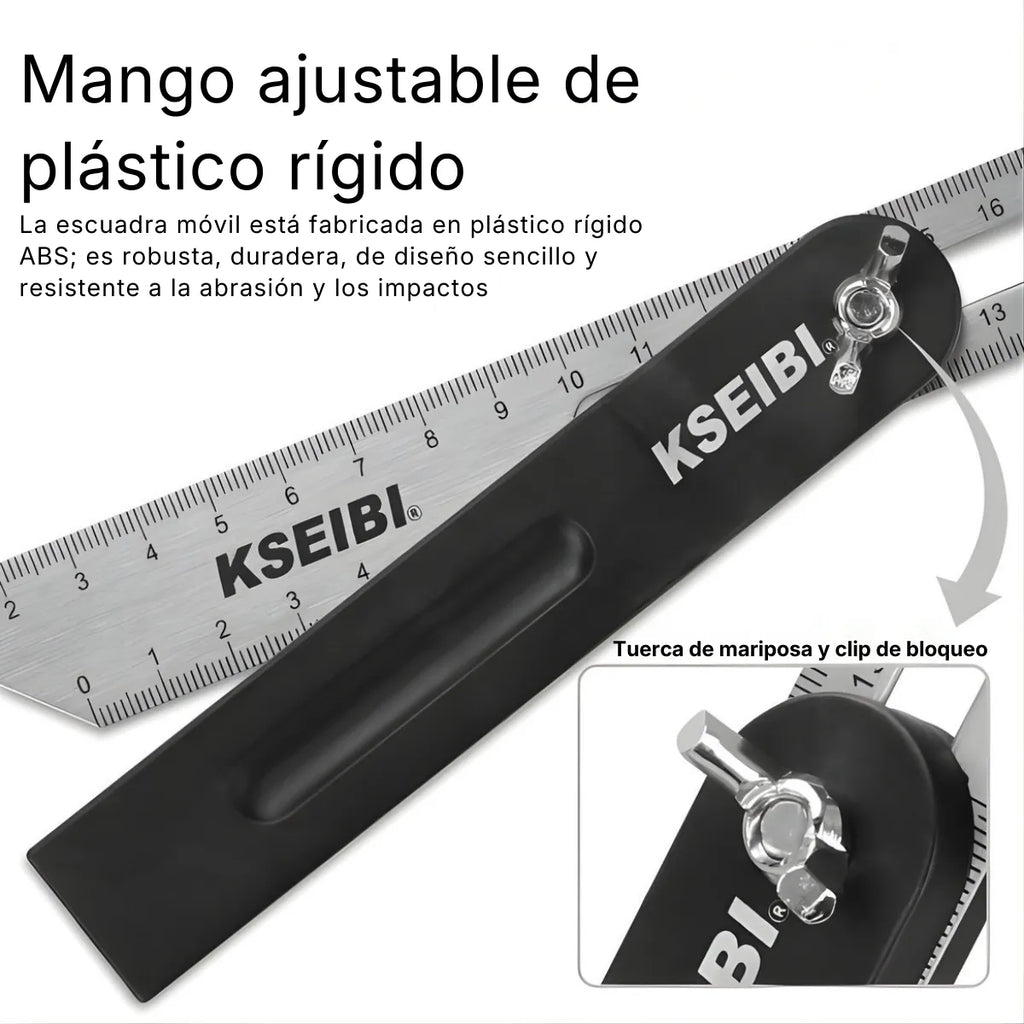 Falsa Escuadra Escantillón 10" (250mm) Kseibi #303710