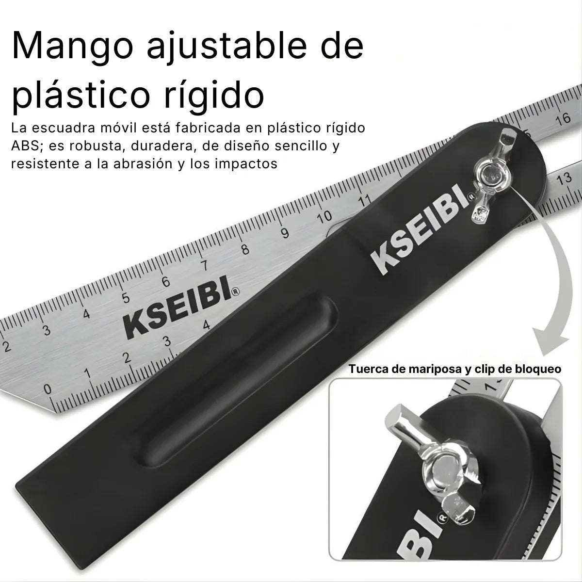 Falsa Escuadra Escantillón 10" (250mm) Kseibi #303710