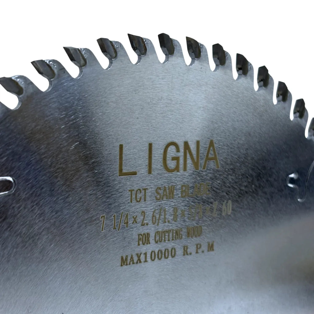 Disco Sierra Circular 7-1/4" x 2.6/1.8mm x 5/8" 60T Ligna