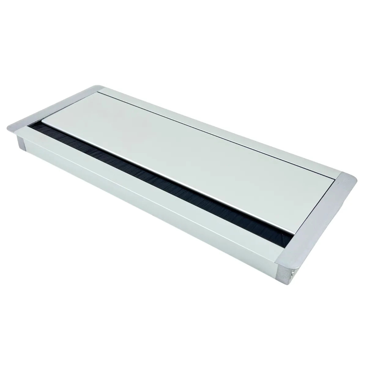 Pasacable Rectangular Embutido 120x300 mm con Cepillo