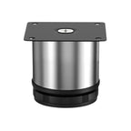 Pata Metálica Regulable Ø50mm para Mueble Cromada