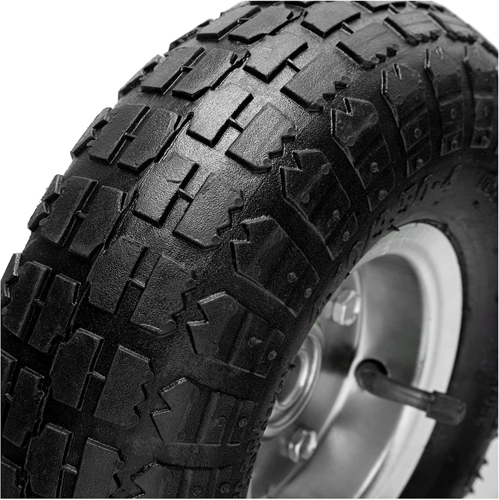 Rueda Neumática 10 Pulgadas 3.50-4 Eje 16 mm para Yegua