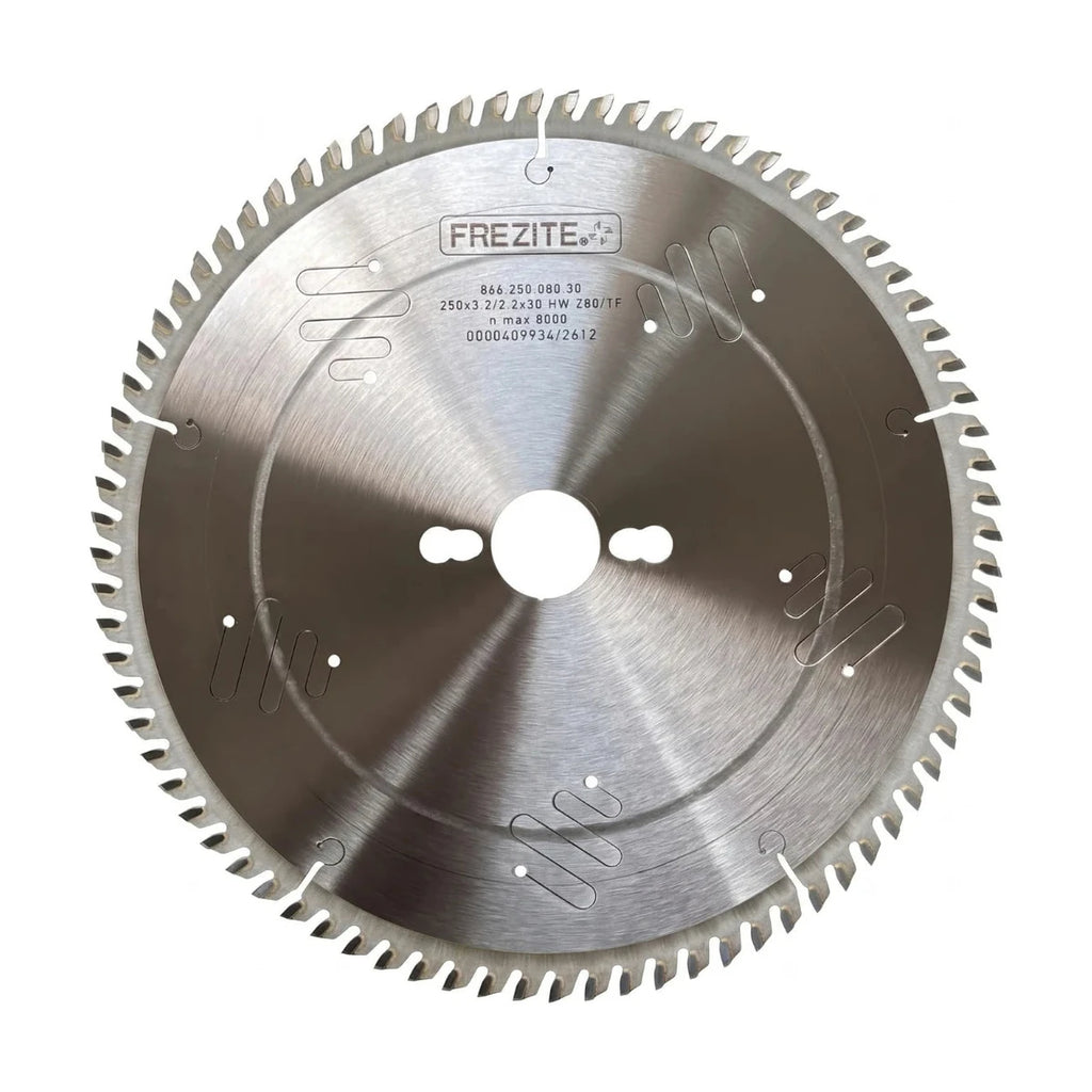 Disco sierra circular Frezite 250 mm 80 dientes TF