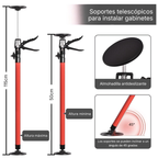 Soporte Telescópico para Instalación de Gabinetes y Paneles 50-115cm 30kg