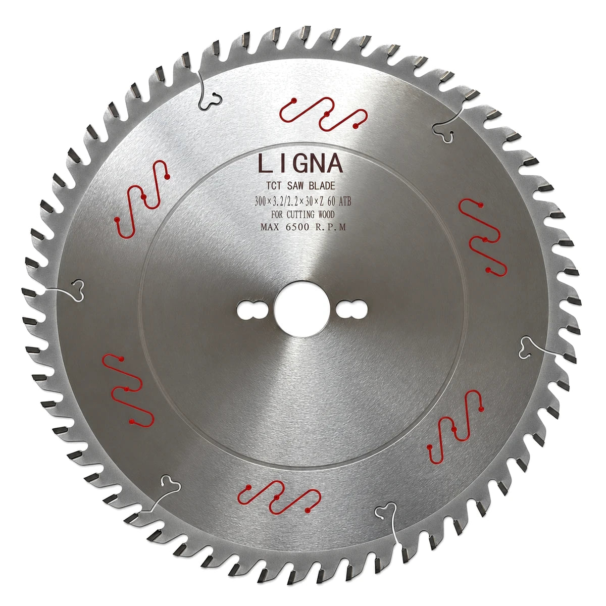 Disco Sierra Circular 300 x 3.2/2.2 x 30 mm 60T ATB Ligna